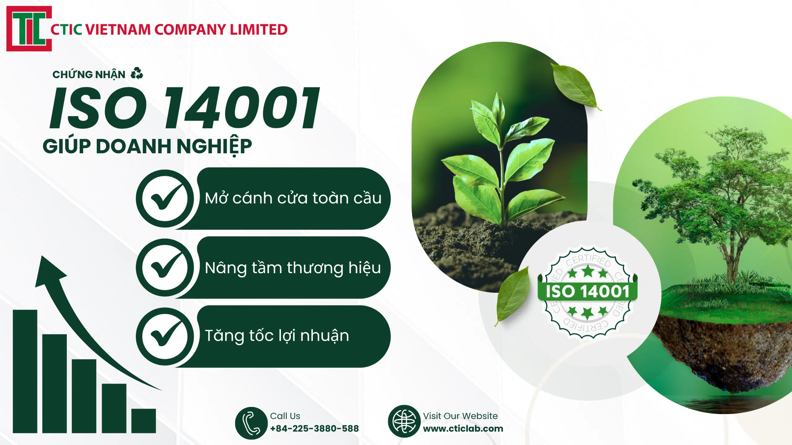 Lợi ích khi doanh nghiệp đạt chứng nhận ISO 14001